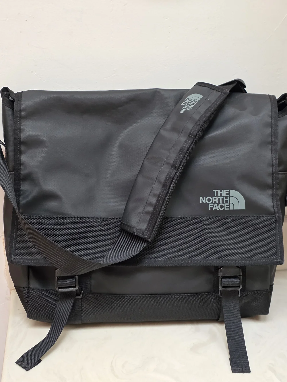 The North Face Black Messenger Laptop Crossbody Bag